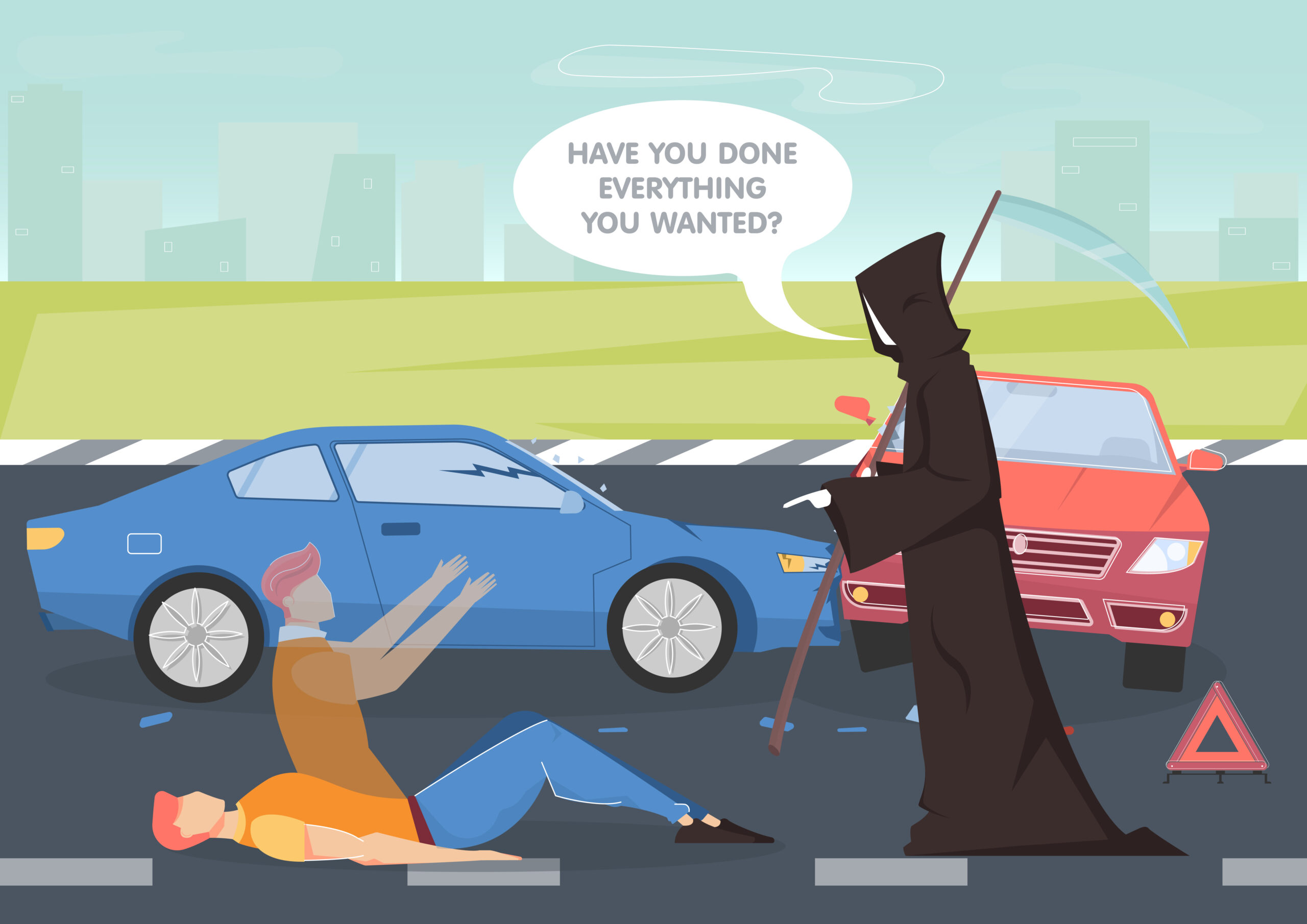 小時候怕跌倒，長大後怕的是後果