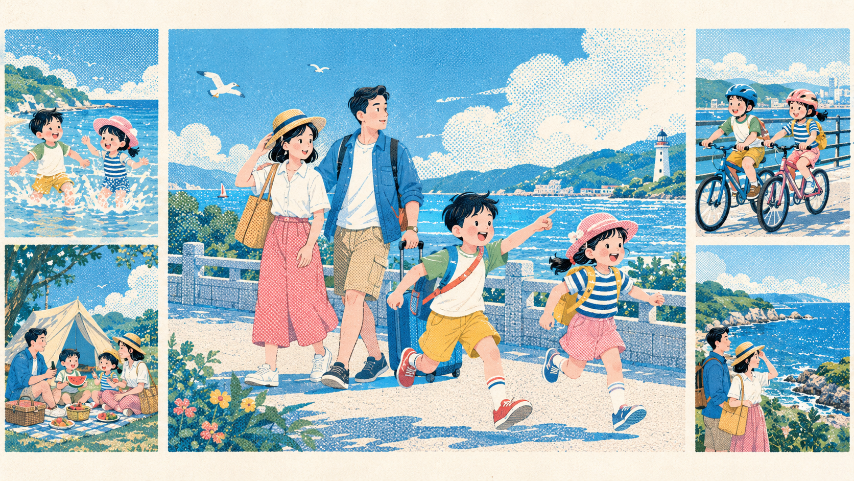 暑假最忙的，通常不是小孩